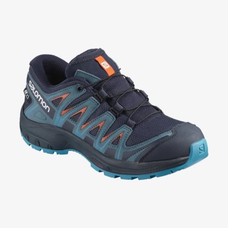 Scarpe Trekking Salomon XA PRO 3D CLIMASALOMON WATERPROOF Bambino Blu Marino IT 5-X10